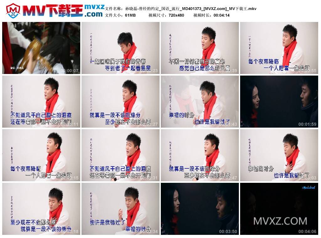 孙晓磊-曾经的约定_国语_流行_MD401373